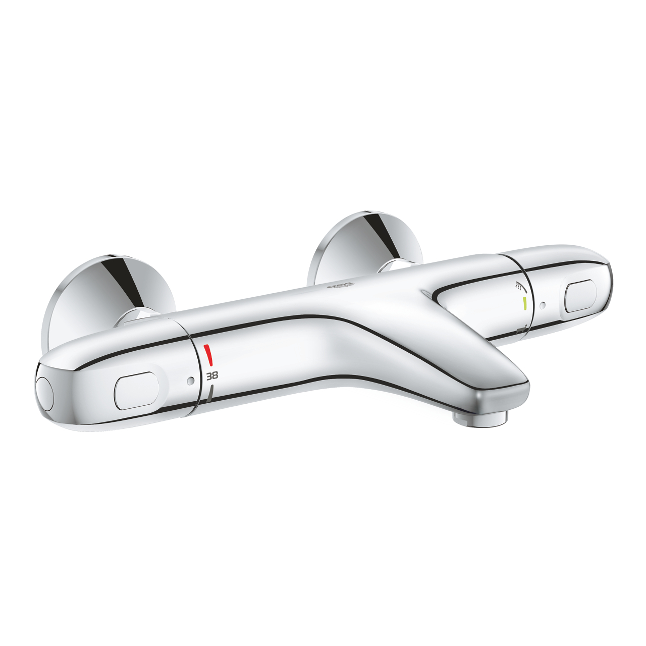 34816003 GROHTHERM 1000 ΘΕΡΜΟΣΤΑΤΙΚΗ ΜΠΑΤΑΡΙΑ ΛΟΥΤΡΟΥ 1/2″ ΧΡΩΜΕ 34816003 GROHE - Image 1