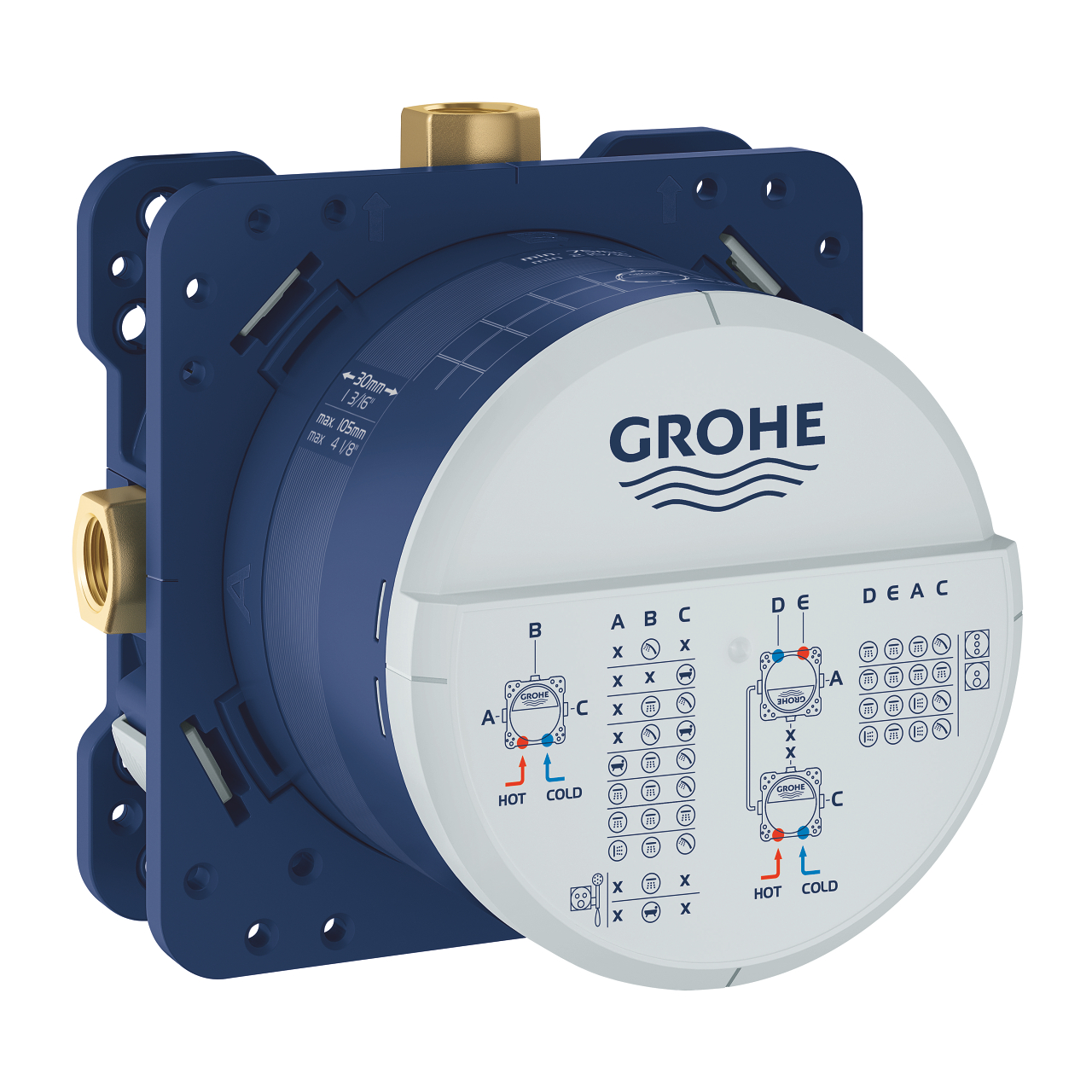 35604000 ΚΟΥΤΙ ΕΝΤΟΙΧΙΣΜΟΥ RAPIDO SMARTBOX 35604000 GROHE - Image 1