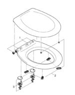 ΚΑΘΙΣΜΑ WC BAU CERAMIC SOFT CLOSE 39493000 GROHE - Image 8