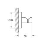 ESSENTIALS ΑΓΚΙΣΤΡΟ ΜΑΥΡΟ ΜΑΤ 1024602430 GROHE - Image 2