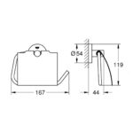 ESSENTIALS ΧΑΡΤΟΘΗΚΗ ΜΕ ΚΑΛΥΜΜΑ WARM SUNSET 40367DA1 GROHE - Image 2