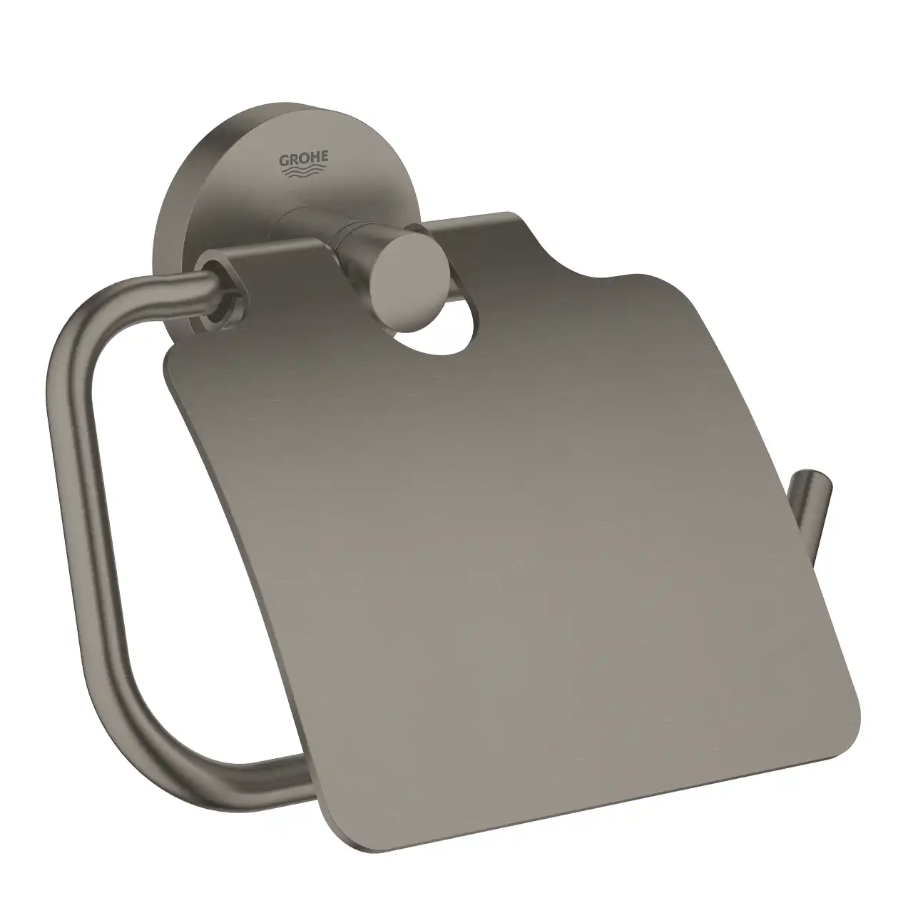 40367AL1 ESSENTIALS ΧΑΡΤΟΘΗΚΗ ΜΕ ΚΑΛΥΜΜΑ BRUSHED HARD GRAPHITE 40367AL1 GROHE - Image 1