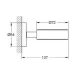 ESSENTIALS ΒΑΣΗ ΣΤΗΡΙΞΗΣ WARM SUNSET 40369DA1 GROHE - Image 2