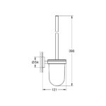 ESSENTIALS ΕΠΙΤΟΙΧΟ ΠΙΓΚΑΛ ΤΟΥΑΛΕΤΑΣ HARD GRAPHITE 40374A01 GROHE - Image 2