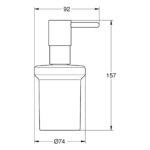 ESSENTIALS ΝΤΙΣΠΕΝΣΕΡ ΜΠΑΝΙΟΥ ΧΡΩΜΕ 40394001 GROHE - Image 2