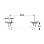 ESSENTIALS ΛΑΒΗ ΜΠΑΝΙΟΥ 349ΜΜ COOL SUNRISE 40421GL1 GROHE - Image 2