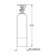 GROHE BLUE ΣΕΤ ΕΚΚΙΝΗΣΗΣ ΜΕ ΦΙΑΛΗ 2 ΚG CO2 40423100 GROHE - Image 2