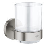 ESSENTIALS ΚΡΥΣΤΑΛΛΙΝΟ ΠΟΤΗΡΙ ΜΕ ΒΑΣΗ ΣΤΗΡΙΞΗΣ SUPERSTEEL 40447DC1 GROHE