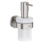 ESSENTIALS ΝΤΙΣΠΕΝΣΕΡ ΜΠΑΝΙΟΥ ΜΕ ΣΤΗΡΙΓΜΑ SUPERSTEEL 40448DC1 GROHE