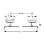 BAUCOSMOPOLITAN ΠΕΤΣΕΤΟΘΗΚΗ ΧΡΩΜΕ 40459001 GROHE - Image 2