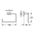 ESSENTIALS CUBE ΚΡΙΚΟΣ ΠΕΤΣΕΤΑΣ 40510001 GROHE - Image 2