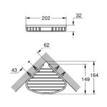 BAUCOSMOPOLITAN ΣΠΟΓΓΟΘΗΚΗ ΧΡΩΜΕ 40664001 GROHE - Image 2