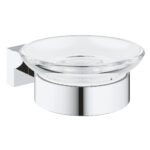 ESSENTIALS CUBE ΣΑΠΟΥΝΟΘΗΚΗ ΜΕ ΣΤΗΡΙΓΜΑ ΧΡΩΜΕ 40754001 GROHE