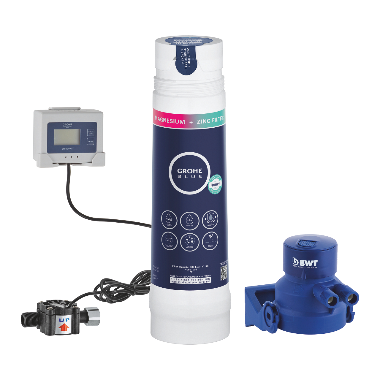 40875000 BLUE MAGNESIUM+ZINC ΣΕΤ ΕΚΚΙΝΗΣΗΣ ΦΙΛΤΡΟΥ 40875000 GROHE - Image 1