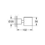 ATRIO ΣΤΗΡΙΓΜΑ BRUSHED WARM SUNSET 40884DL0 GROHE - Image 2