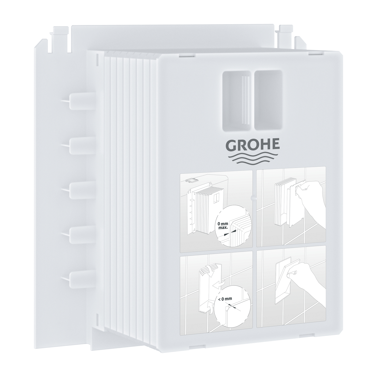 40911000 ΑΝΤΑΠΤΟΡΑΣ ΓΙΑ ΠΛΑΚΕΤΕΣ 17 CM 40911000 GROHE - Image 1