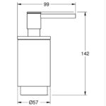 SELECTION ΝΤΙΣΠΕΝΣΕΡ ΣΑΠΟΥΝΙΟΥ HARD GRAPHITE 41028A00 GROHE - Image 2