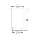 SELECTION ΛΕΥΚΟ ΓΥΑΛΙΝΟ ΠΟΤΗΡΙ 41029000 GROHE - Image 2