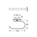 SELECTION ΧΑΡΤΟΘΗΚΗ ΧΩΡΙΣ ΚΑΛΥΜΜΑ BRUSHED WARM SUNSET 41068DL0 GROHE - Image 2