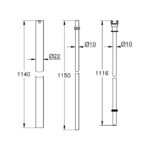 ΠΡΟΕΚΤΑΣΗ ΣΥΣΤΗΜΑΤΟΣ ΝΤΟΥΣ ΧΡΩΜΕ 48053000 GROHE - Image 2