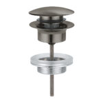 ΒΑΛΒΙΔΑ ΝΙΠΤΗΡΟΣ PUSH-OPEN BRUSHED HARD GRAPHITE 65807AL0 GROHE - Image 3