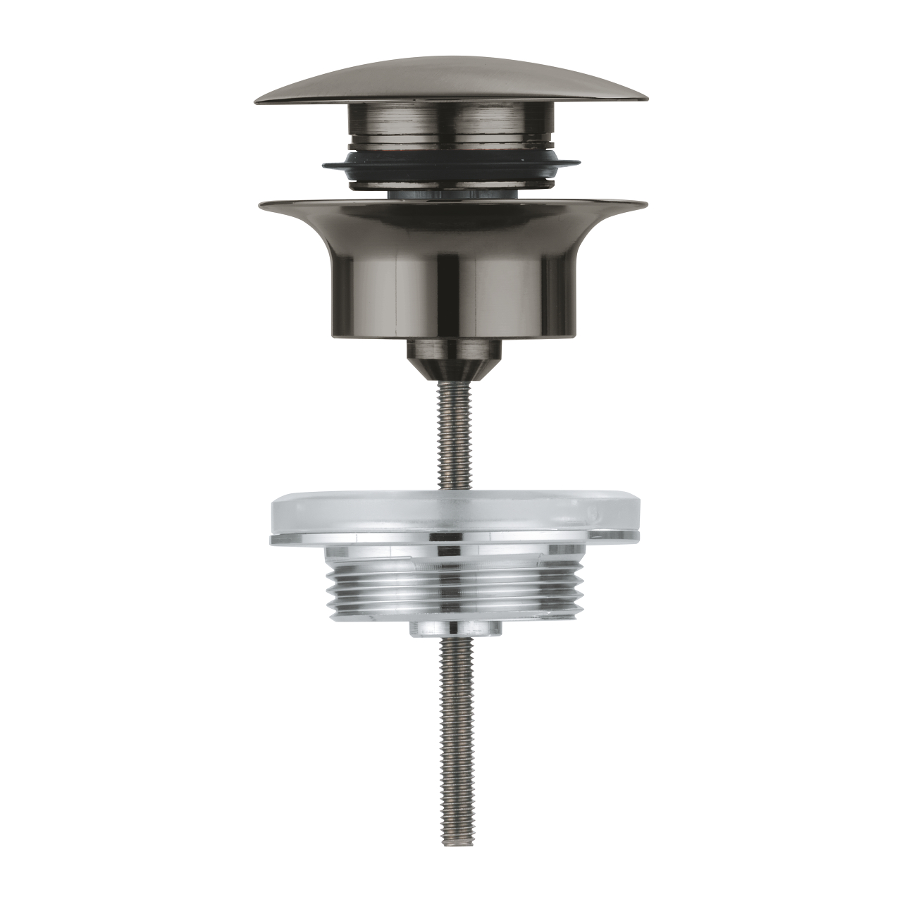 65807AL0_1 ΒΑΛΒΙΔΑ ΝΙΠΤΗΡΟΣ PUSH-OPEN BRUSHED HARD GRAPHITE 65807AL0 GROHE - Image 1
