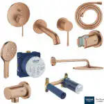 ESSENCE NEW ΣΕΤ ΓΙΑ ΝΙΠΤΗΡΑ ΜΕ ΜΠΑΤΑΡΙΑ ΔΥΟ ΟΠΩΝ 29192DL1 GROHE