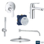EUROSMART COSMOPOLITAN ΣΕΤ ΓΙΑ ΝΙΠΤΗΡΑ ΜΕ ΜΠΑΤΑΡΙΑ 1/2″ Μ-ΜΕΓΕΘΟΣ 23325000 GROHE