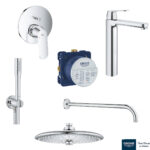 EUROSMART COSMOPOLITAN ΣΕΤ ΓΙΑ ΝΙΠΤΗΡΑ ΜΕ ΜΠΑΤΑΡΙΑ 1/2″ XL-ΜΕΓΕΘΟΣ 23921000 GROHE