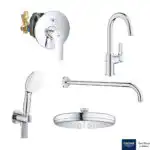 EUROSMART ΣΕΤ ΓΙΑ ΝΙΠΤΗΡΑ ΜΕ ΜΠΑΤΑΡΙΑ 1/2″ L-ΜΕΓΕΘΟΣ 23537003 GROHE