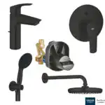 EUROSMART ΣΕΤ ΓΙΑ ΝΙΠΤΗΡΑ ΜΕ ΜΠΑΤΑΡΙΑ 1/2″ M-ΜΕΓΕΘΟΣ 233222433 GROHE