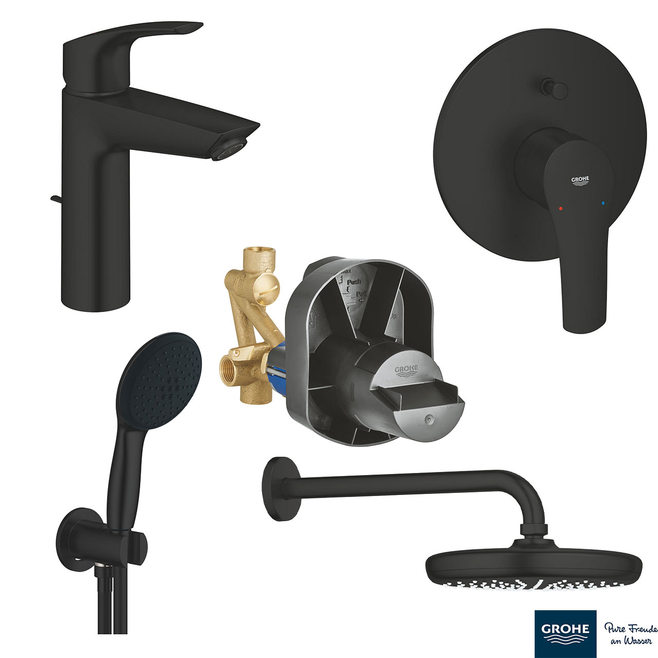 Set0042 EUROSMART ΣΕΤ ΓΙΑ ΝΙΠΤΗΡΑ ΜΕ ΜΠΑΤΑΡΙΑ 1/2″ M-ΜΕΓΕΘΟΣ 233222433 GROHE - Image 1
