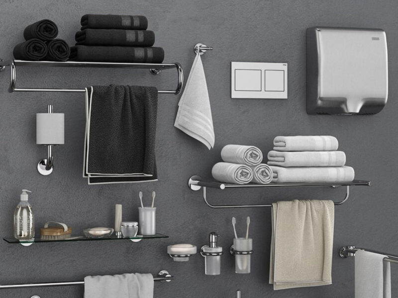 Σετ αξεσουάρ GROHE σε premium bathroom interior