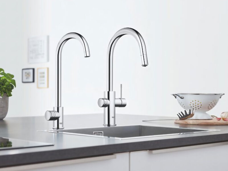 Τρίοδη μπαταρία GROHE με σύστημα φιλτραρισμένου νερού