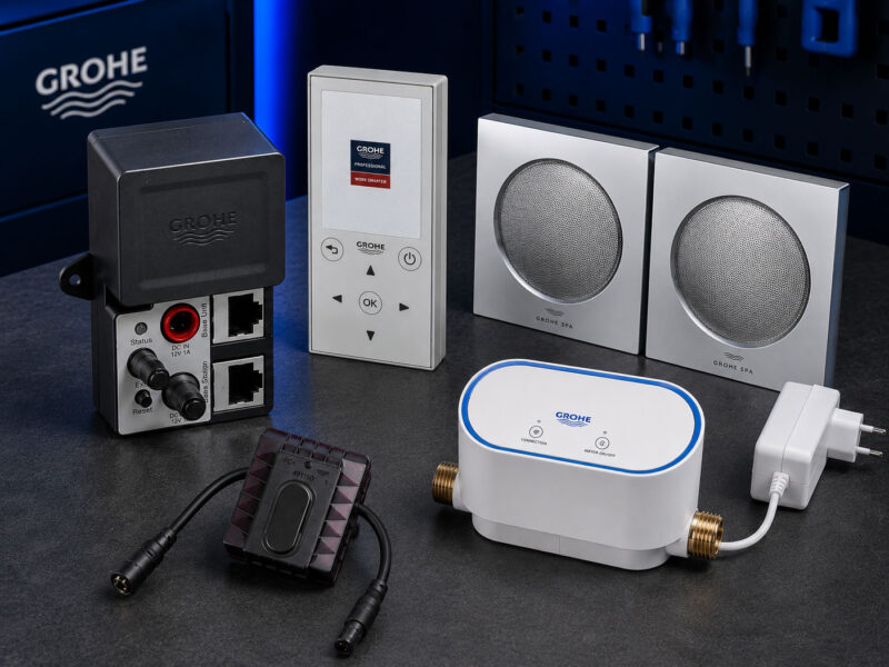 Ηλεκτρονικά εξαρτήματα GROHE για συστήματα μπάνιου