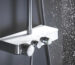 GROHE shower system in a contemporary bathroom