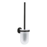START WALL-MOUNTED TOILET BRUSH SET MATT BLACK 411852430 GROHE