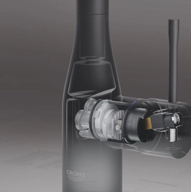 GROHE SilkMove Ceramic Cartridge Inside a Faucet