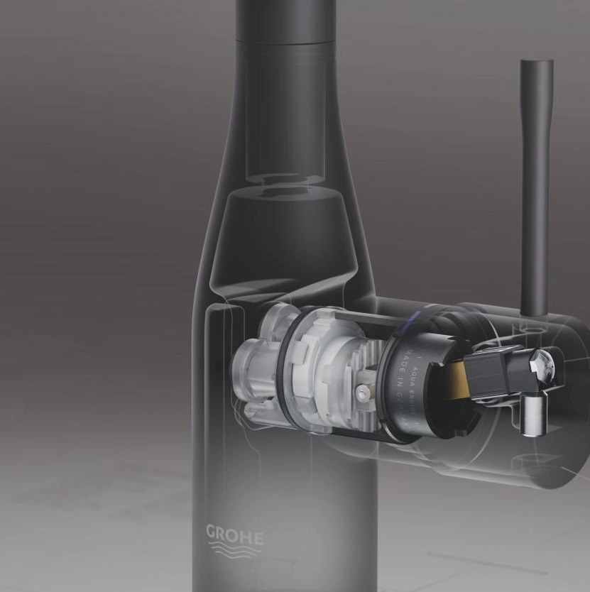 Κεραμική κασέτα GROHE SilkMove στο εσωτερικό μπαταρίας