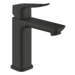 DICE SINGLE-LEVER BASIN MIXER WITH PUSH-OPEN WASTE 1/2″ M-SIZE MATT BLACK 1018332430 GROHE