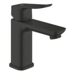 DICE SINGLE-LEVER BASIN MIXER WITH PUSH-OPEN WASTE 1/2″ S-SIZE MATT BLACK 1018572430 GROHE