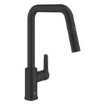 START SINGLE-LEVER SINK MIXER WITH DUAL SPRAY 1/2″ MATT BLACK 306312430 GROHE