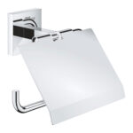 START CUBE TOILET PAPER HOLDER WITH COVER CHROME 41102000 GROHE